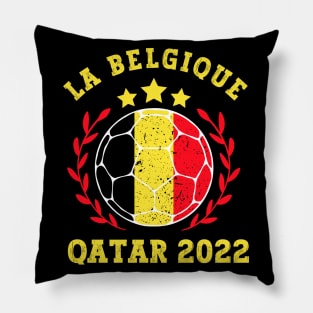 Belgium Football Pillow