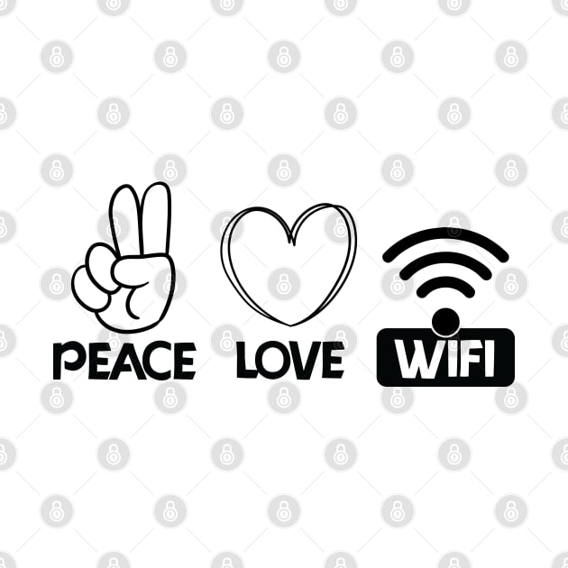 love peace wifi by teestaan