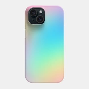 Soft Pastel Rainbow Ombre Design Phone Case