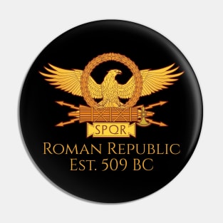 Roman Republic SPQR Classical Roman History City Of Rome Pin