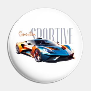 Voiture sportive luxe 01A Pin