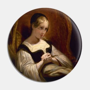 Marguerite au Rouet by Ary Scheffer Pin