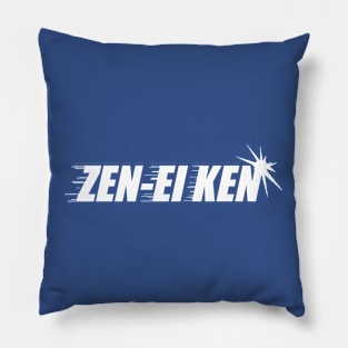 Retro Arcade Game "Zen-Ei Ken" Pillow