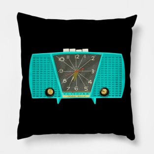 Turquoise radio Pillow