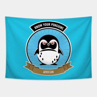 African Penguin - Know Your Penguins Tapestry