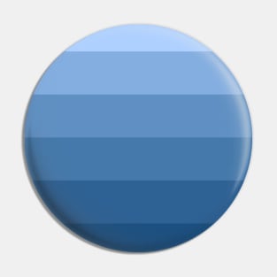 Stripes - Gradient - Dark to Light blue Pin