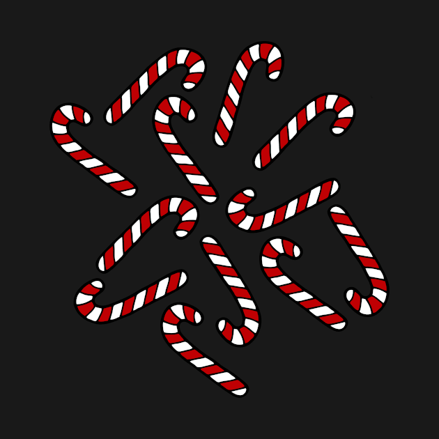 Festive Candy Cane Pattern by evannave