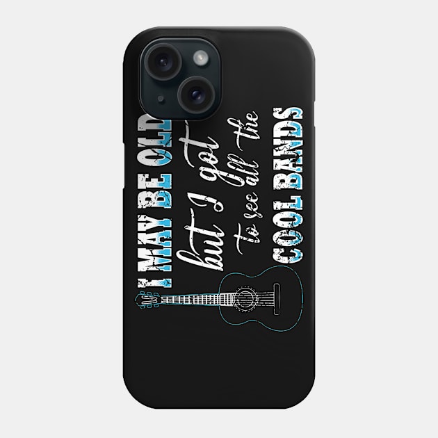 Old Guitarist Phone Case by Mila46