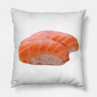 Salmon Sushi Photo Art Pillow