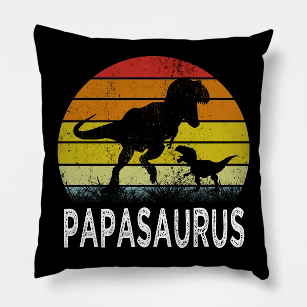 papasaurus Pillow by Leosit