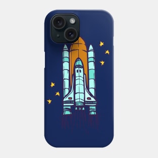 SPACE ROCKET Phone Case