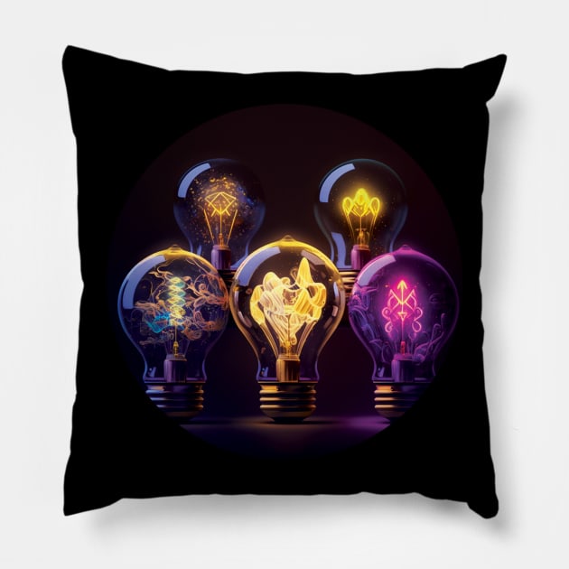 Celebrate minds of all kinds Pillow by Kamran Sharjeel