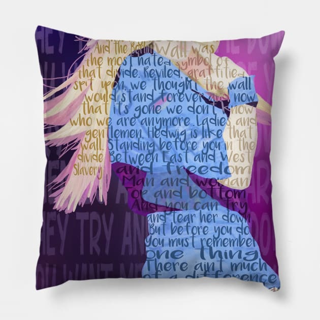 Hedwig and the Angry Inch Pillow by Skahfee