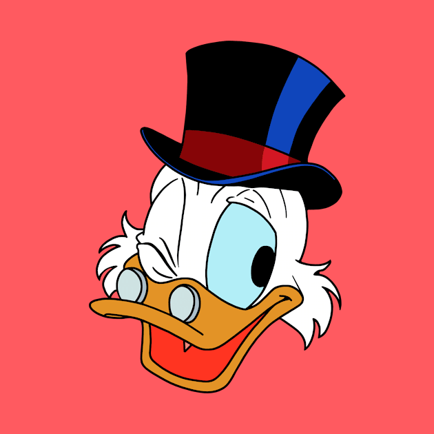 Scrooge McDuck - Head by BigOrangeShirtShop