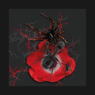 Spiders, Ants and Poppy T-Shirt