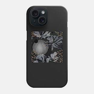 Flowers and Circles Phone Case