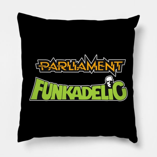 band rock funk Pillow by beruntungbangetyah