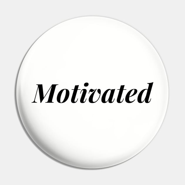 motivated design (black) Pin by MFAorg