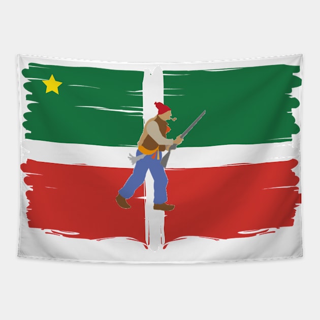 drapeau des patriotes Tapestry by JulieVie Design