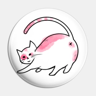 Pink Sassy Cat Pin