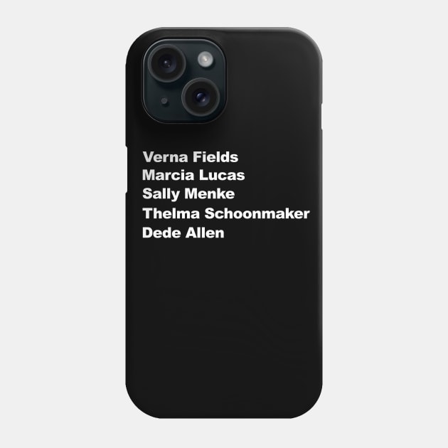 Female Editors Phone Case by RobSchrab