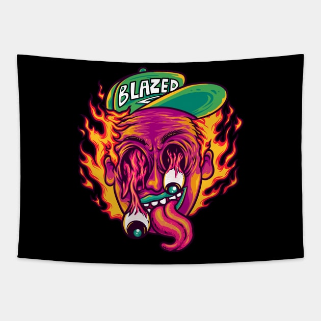 Zombie Tapestry by blazedclothes