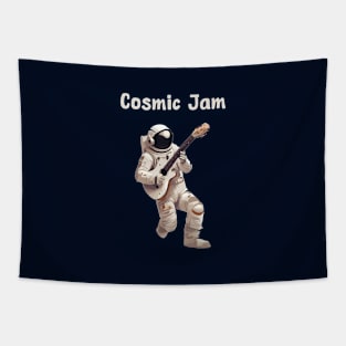 Astronaut playing guitar Tapestry