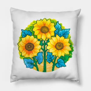 Sunflowers Pillow