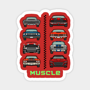 Muscle cars Magnet