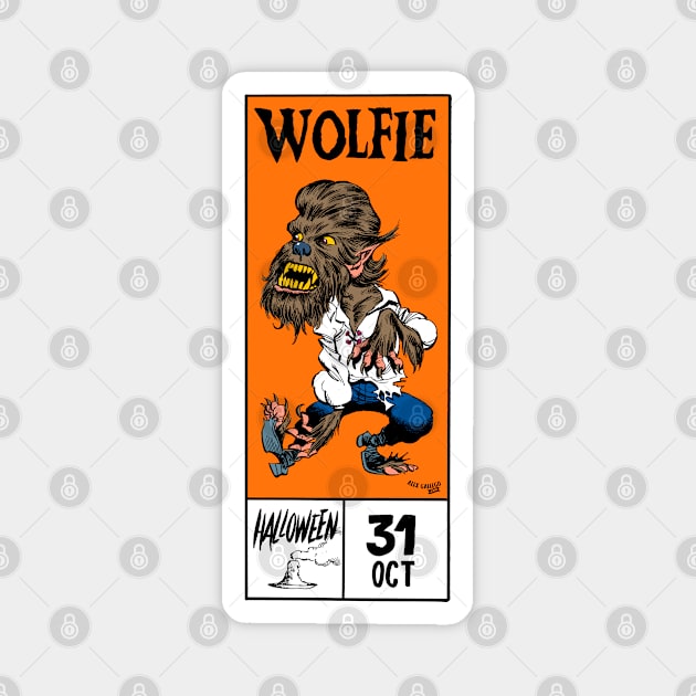 Wolfie Magnet by alexgallego