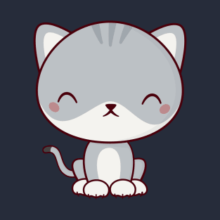 Kawaii Cute Kitten Cat T-Shirt