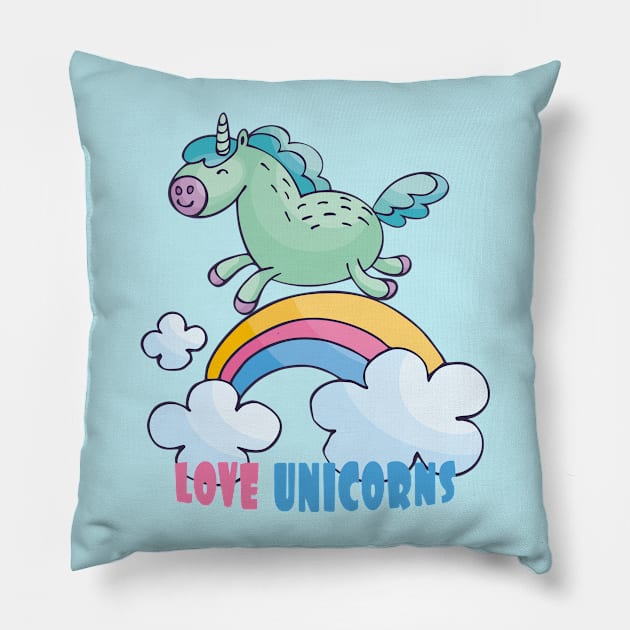 unicorn Pillow by martian