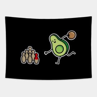 Funny Skittles avocado cartoon Skittle player gift Tapestry