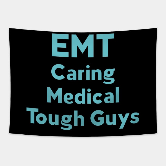 emt funny Tapestry by mag-graphic