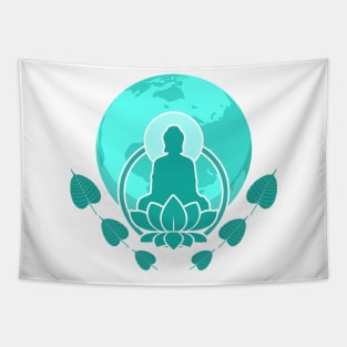 Meditating Buddha Metta Tapestry