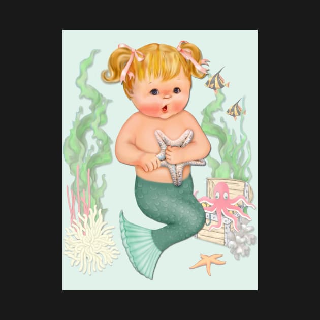 Under the Sea Little Mergirl by SpiceTree