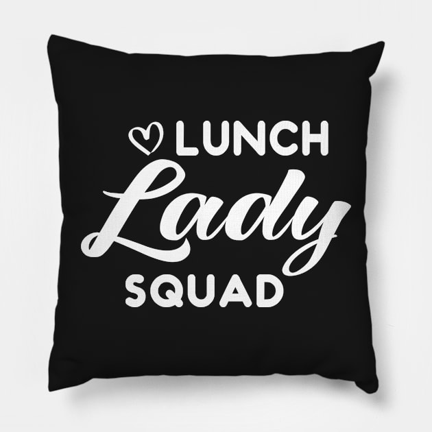 Lunch Lady Squad Teacher Pillow by TrendyStitch