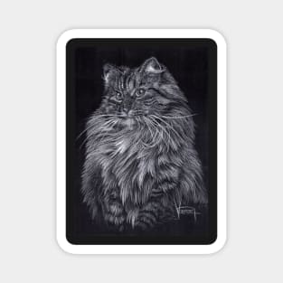 Siberian Cat Magnet