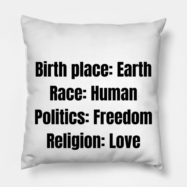 Religion: Love Pillow by indie inked