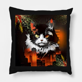 halloween cat Pillow