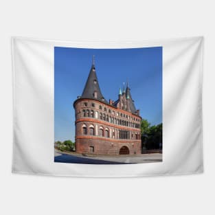 Holsten Gate, Luebeck, Schleswig-Holstein, Germany, Europe Tapestry