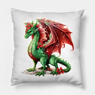 Fairy Christmas Dragon Pillow