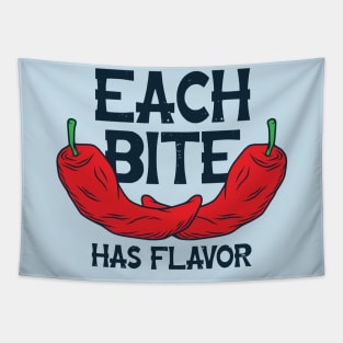 each bite has flavor red pepper Tapestry