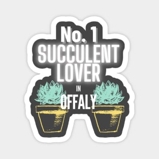 The No.1 Succulent Lover In Offaly Magnet