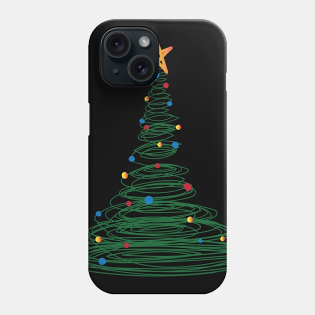 Christmas tree Phone Case by ckai