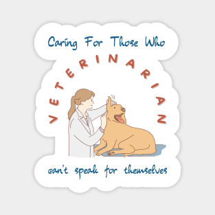 Vet Tshirt, Veterinarian Shirt Magnet