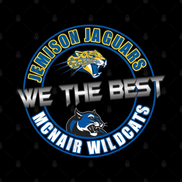 Jemison Jaguars - McNair Wildcats by Duds4Fun