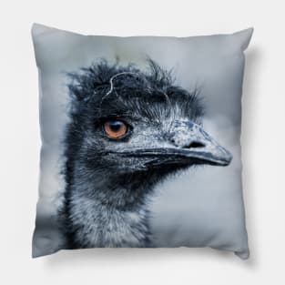 Portrait of a Pet Emu Pillow