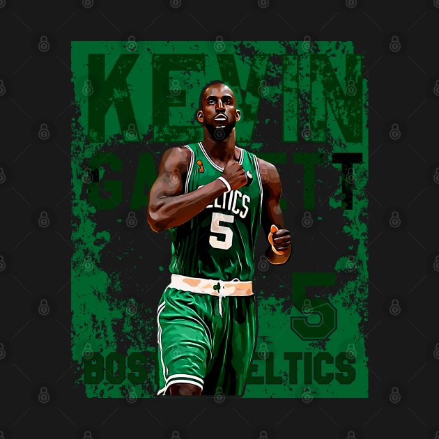 kevin garnett || boston celtics by Aloenalone