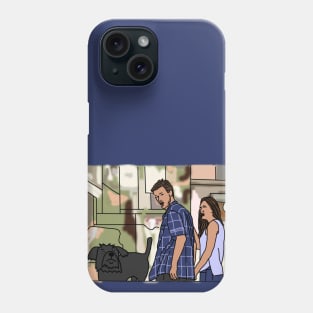 Cute Dog Distracts Boyfriend Phone Case